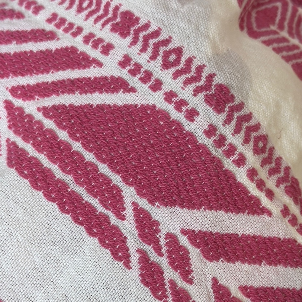 THML Pink and White V-Neck Bell Sleeve Sundress - Picture 12 of 12